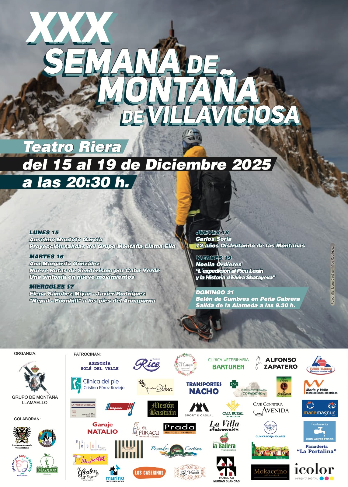 Cartel XXX semana de montaña Villaviciosa 2025